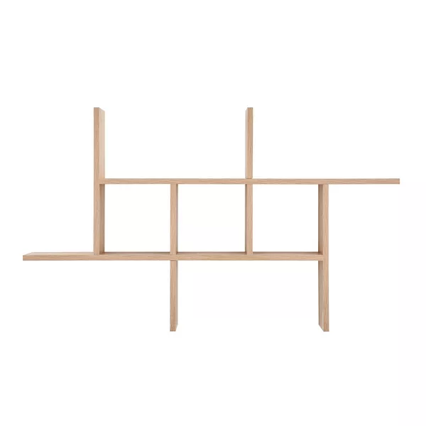 modern modular wall-hanging bookshelf