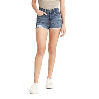 Levi's Women's High Rise Shorts, Chelsea When-Dark Indigo, 28