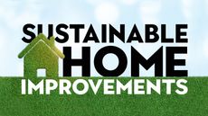graphic with sustainable home improvements wording