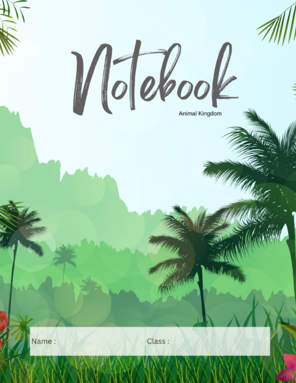 Wildlife Wonders: Animal-Themed 50-Page Notebook for Kids