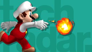 best Nintendo DS games: Mario throwing a fireball