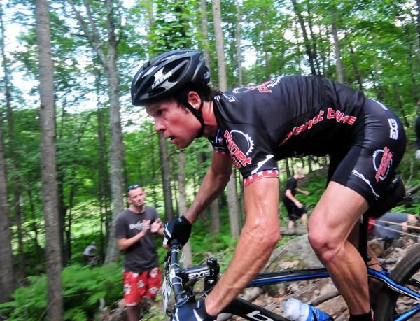 Jonathan Page (Planet Bike) in his first race since coming home from Europe.