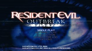 Resident Evil Outbreak File 2 title screen
