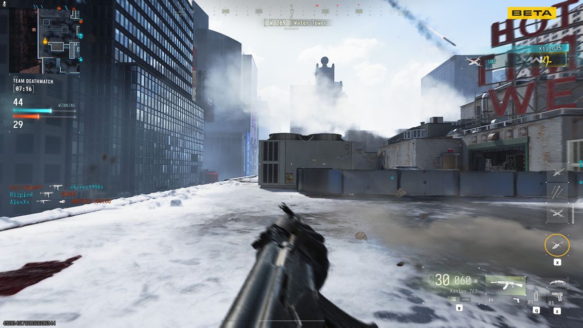 Sliding in Modern Warfare 4.