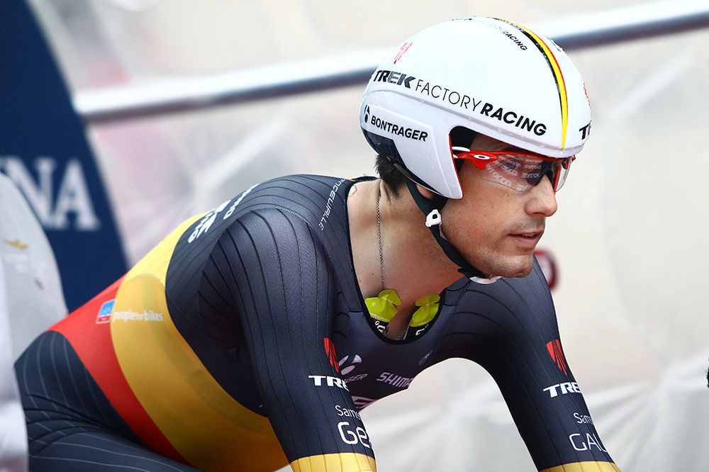 Kristof Vandewalle (Trek) had a big crash on a wet descent