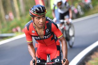 Darwin Atapuma (BMC) claimed the overall leadership of the Vuelta a España after riding from the break on stage four (Watson)
