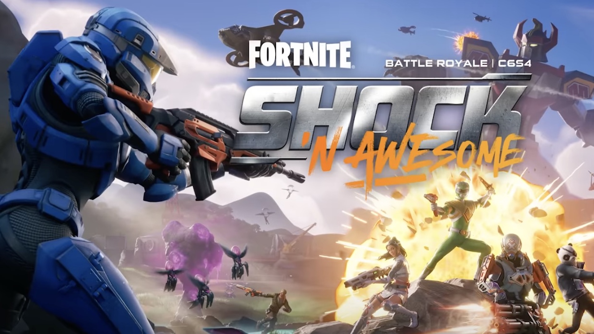 Fortnite Shock 'N impresionante arte clave