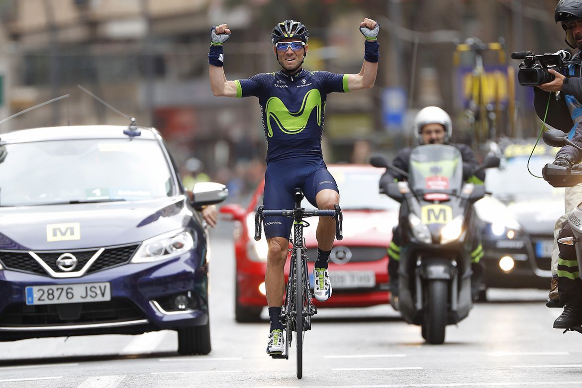 Alejandro Valverde (Movistar) wins the 2017 Vuelta Murcia