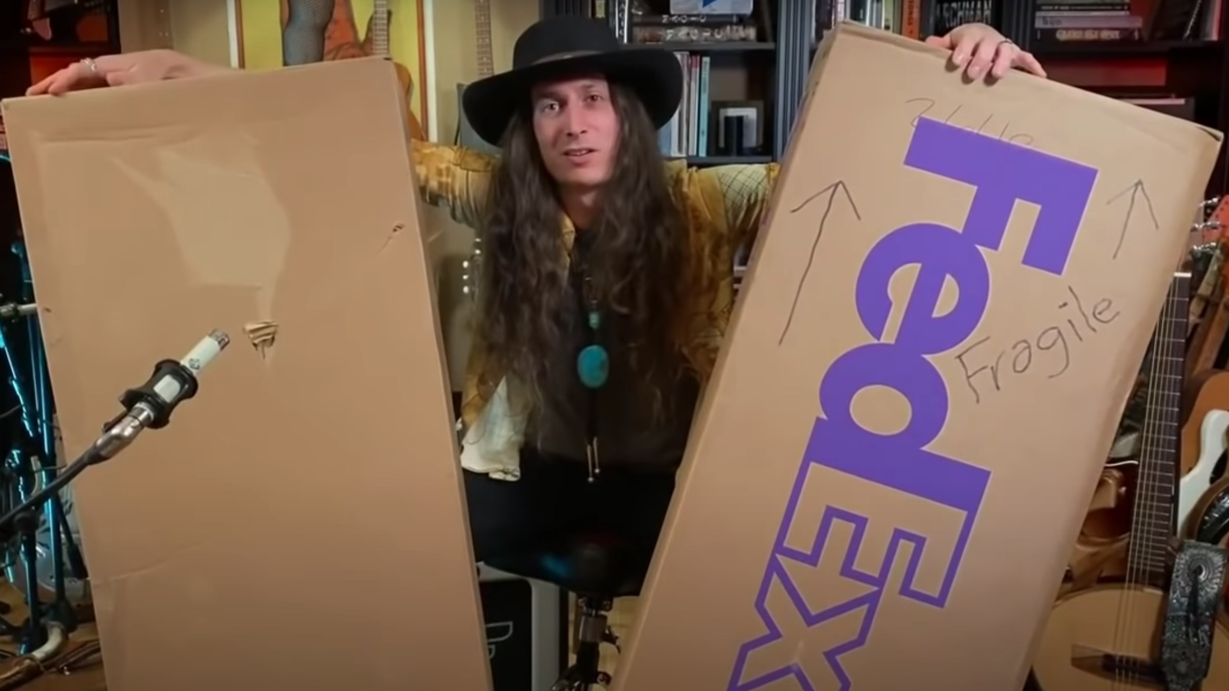 Justin Johnson buys two guitars on eBay