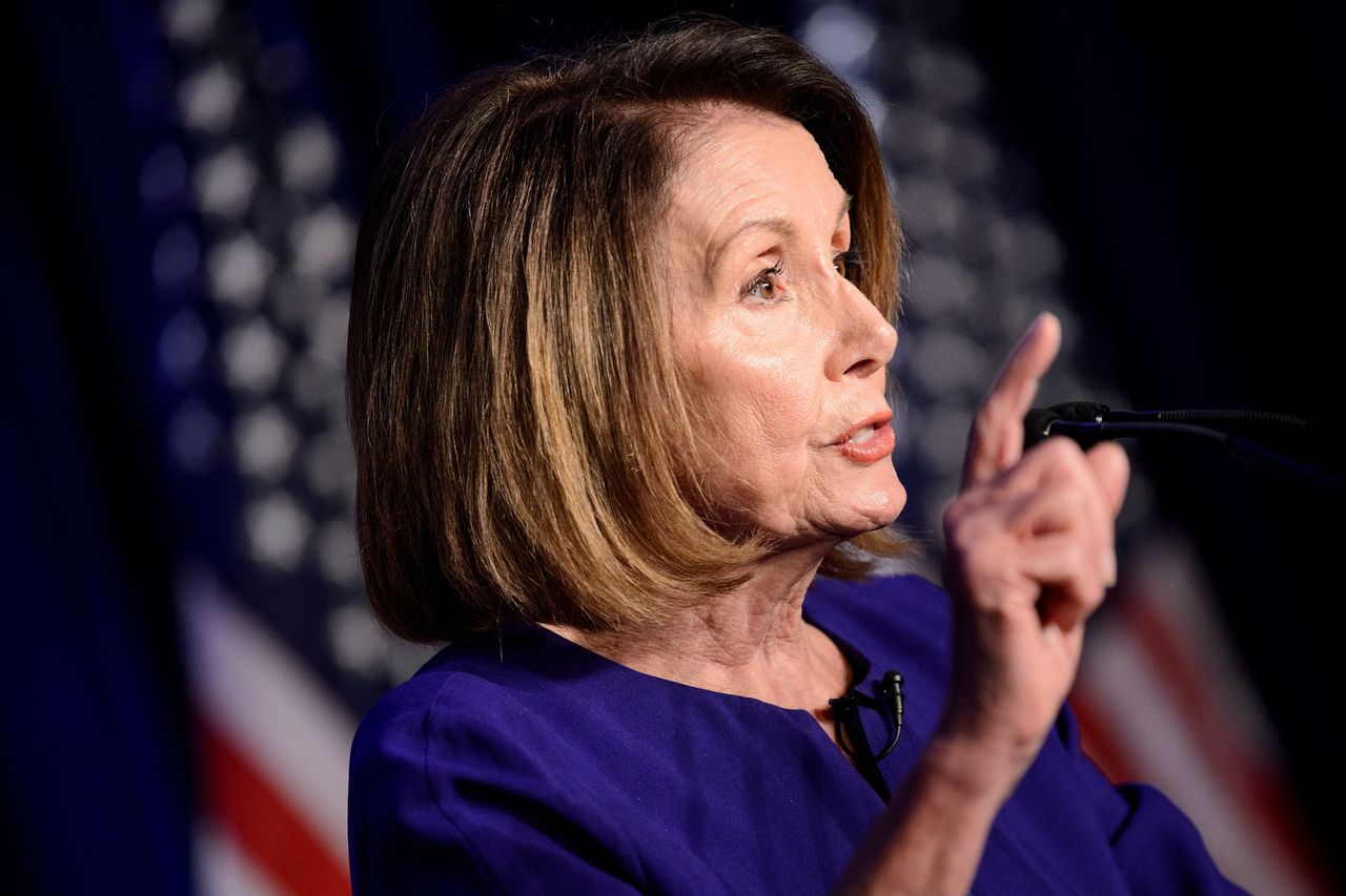 Nancy Pelosi speaks on electino night