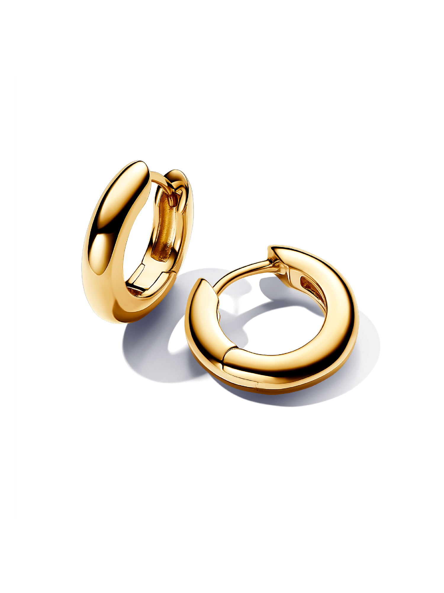 Round Hoop Earrings