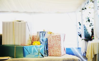 Create a gift registry for a baby shower or wedding