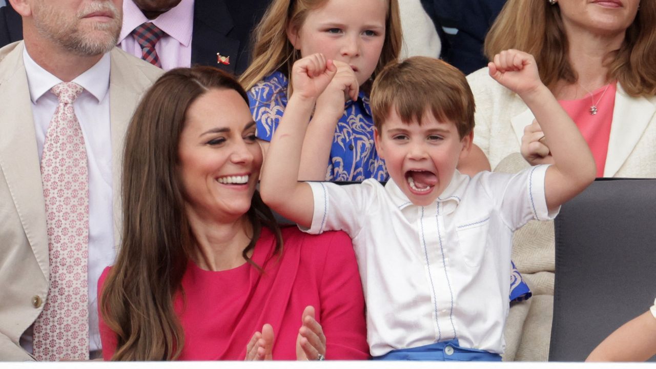 Prince Louis and Kate Middleton