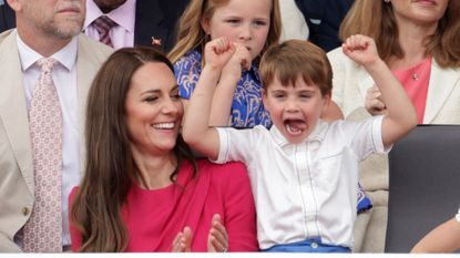 Prince Louis and Kate Middleton