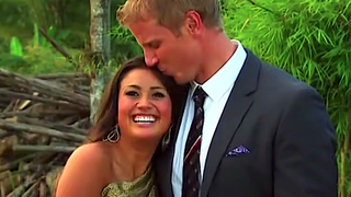 Sean Lowe and Catherine Giudici talk after getting engaged on The Bachelor.