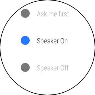 android wear with speaker