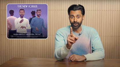 Hasan Minhaj in a video response to The New Yorker