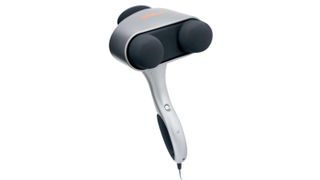 Brookstone MAX 2 Node Percussion Massager review: the handheld massager shown from the front