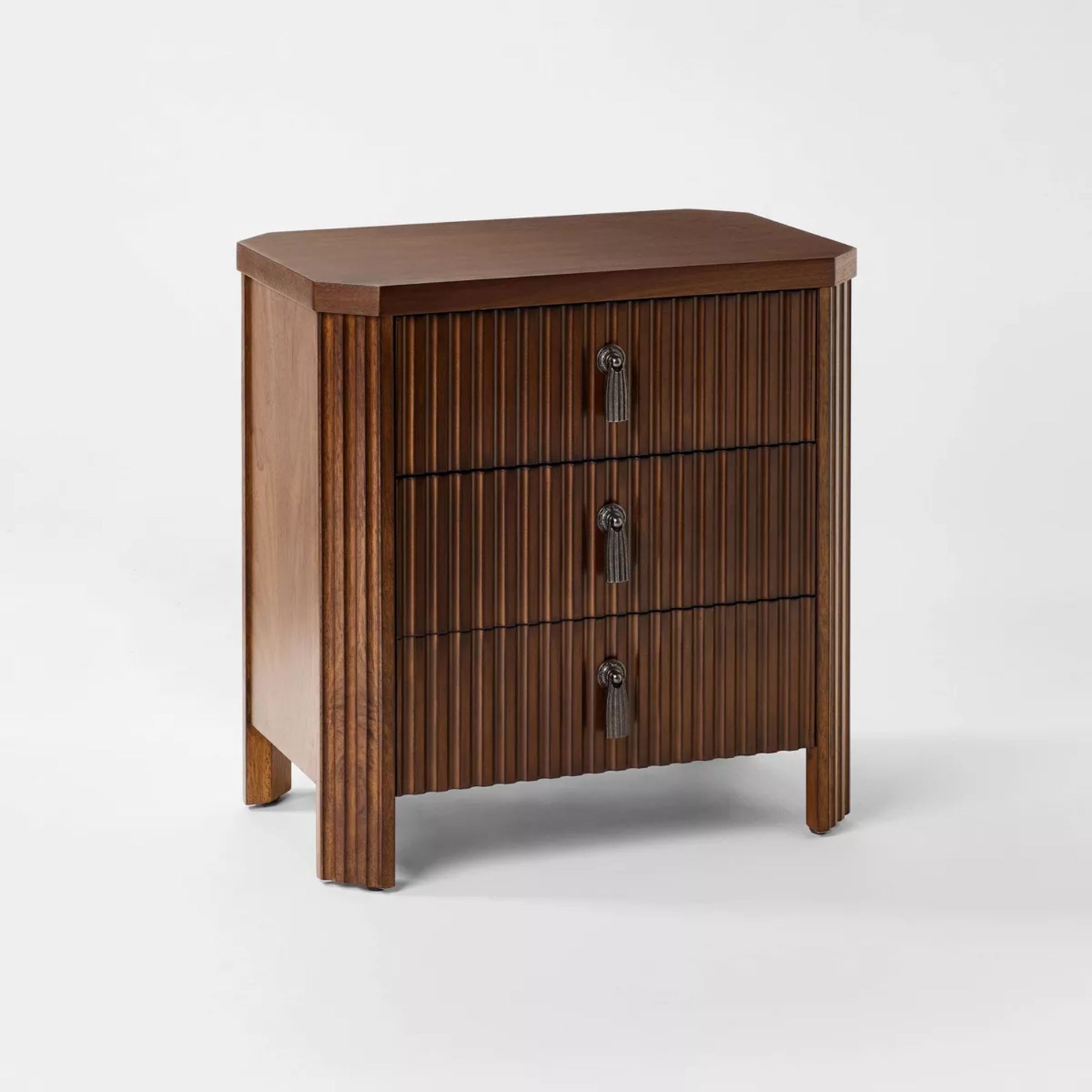 Laguna Nigel Fluted Nghtstand Brown