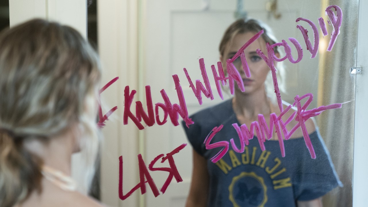 Lennon seeing message in mirror on I Know What You Did Last Summer