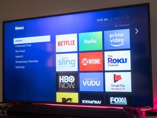 The Roku Premiere user interface