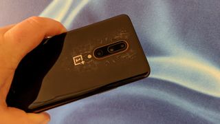 A picture of the back of the OnePlus 7T Pro 5G McLaren