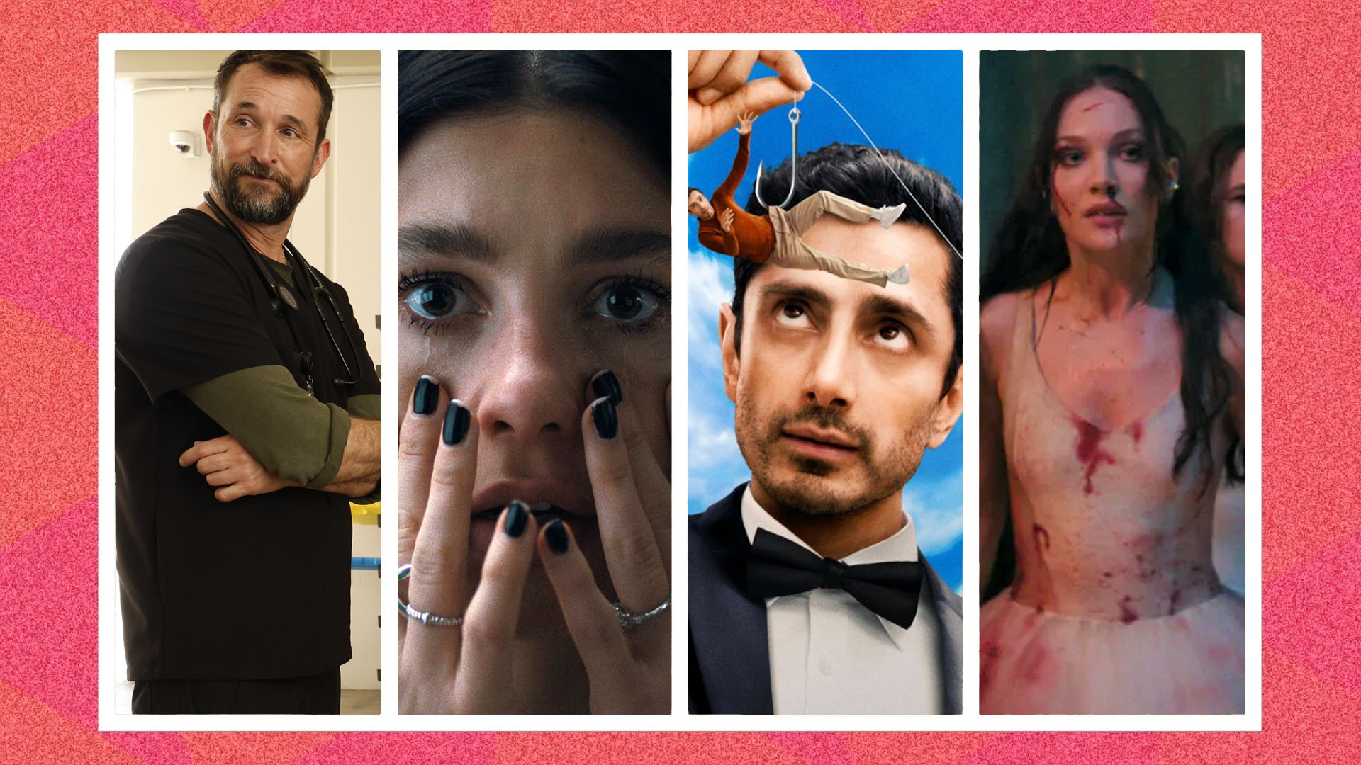 Four screenshots from TV shows. 