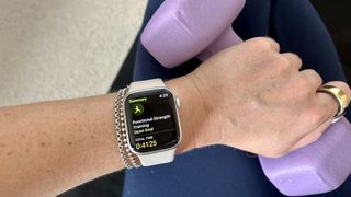 a photo of a strength workout on the Apple Watch Series 8