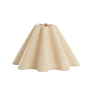 Cox and Cox Linen wavy pendant shade