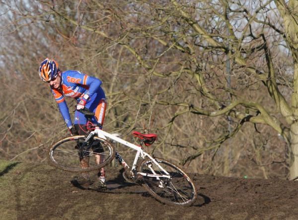 The sticky mud caused plenty of problems for riders