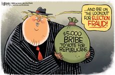 Political cartoon