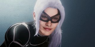 Black Cat in the Spider-Man video game for Playstation