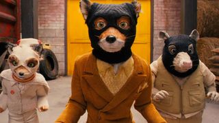 Beste Wes Anderson-film: Tre dyr har på seg masker i filmen Fantastic Mr. Fox