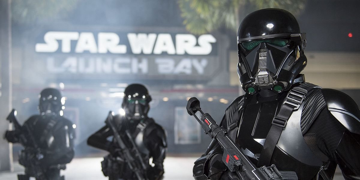 Death Trooper&#039;s from Rogue One at Star Wars Launch Bay At Disney&#039;s Hollywood Studios