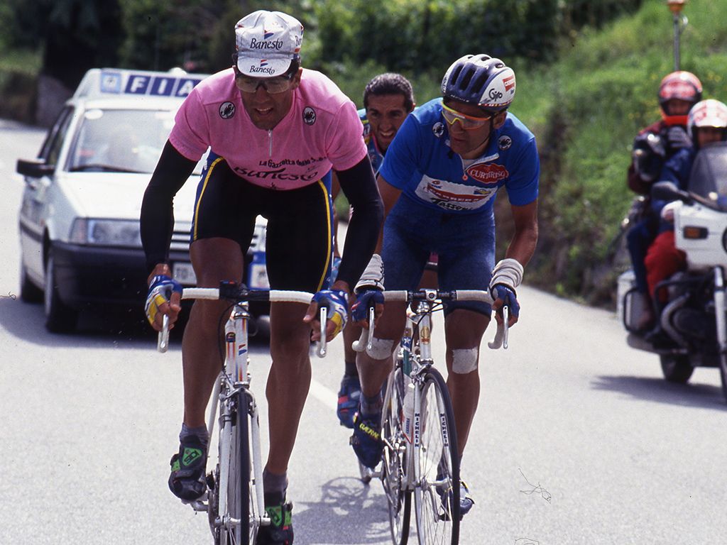 Miguel Indurain during the 1992 Giro d'Italia