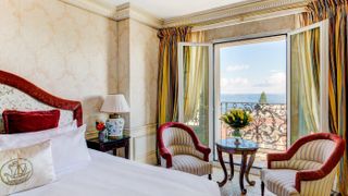 A deluxe suite at Hotel Metropole Monte-Carlo