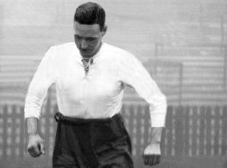 David Jack in action for Arsenal in the late 1920s.