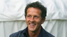 British television presenter and gardener Monty Don, with his wife Sarah, pictured at the Edinburgh International Book Festival