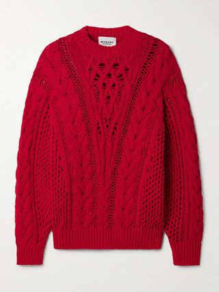 Lenza Open-Knit Cotton-Blend Sweater