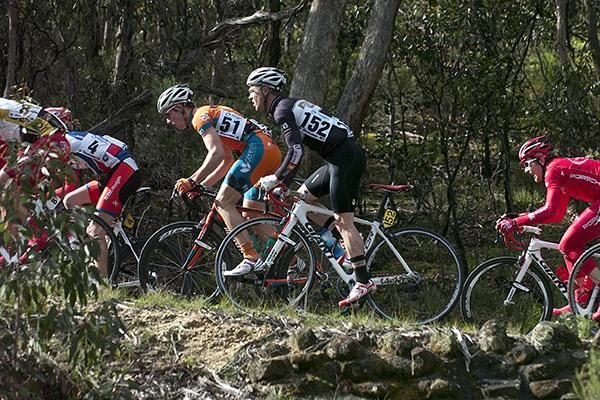 Tom Robinson (51) of Genesys Wealth Advisers and Brett Tivers (152) from New Zealand on a climb near Steigletz.