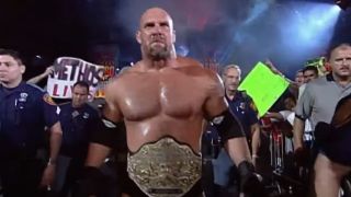 Bill Goldberg making his entrance on WCW Monday Nitro