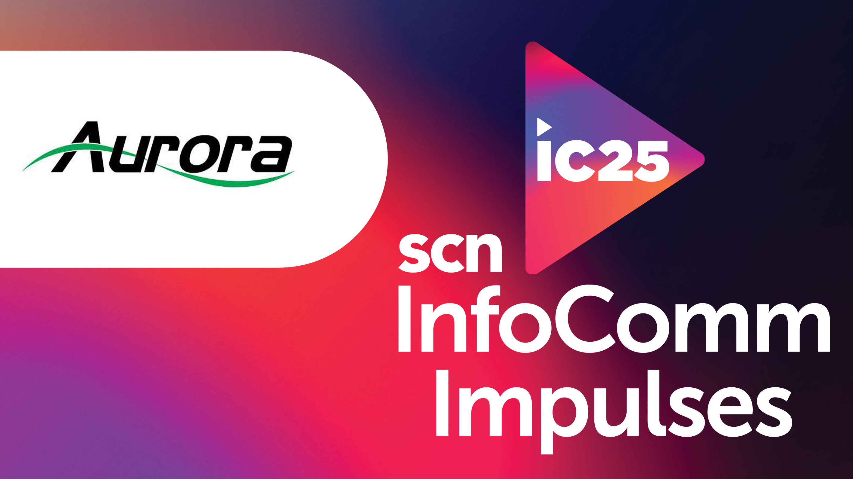The Aurora InfoComm Impulse logo. 