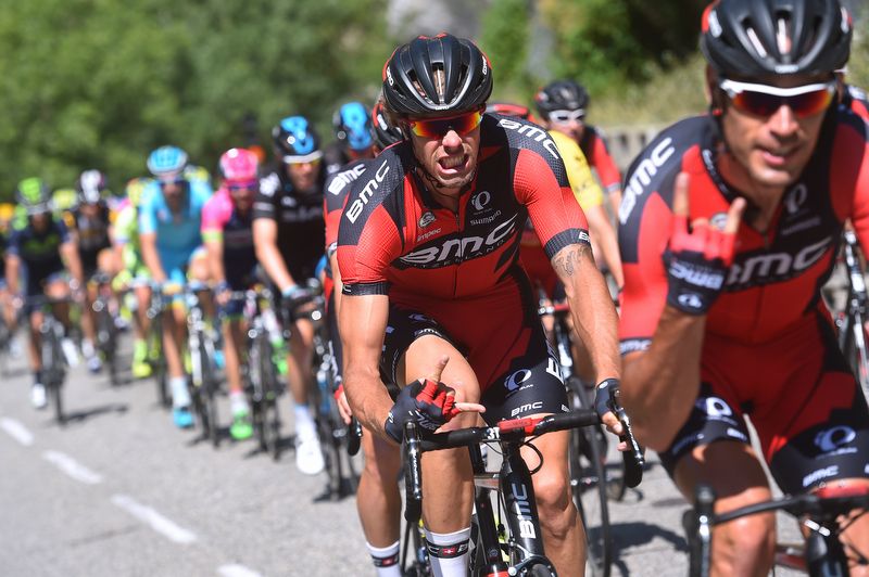 Daniel Oss (BMC) having fun