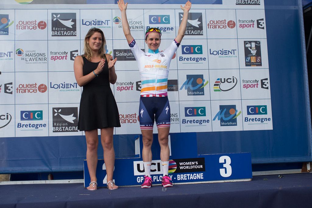 Women's WorldTour leader and winner Megan Guarnier (Boels Dolmans)