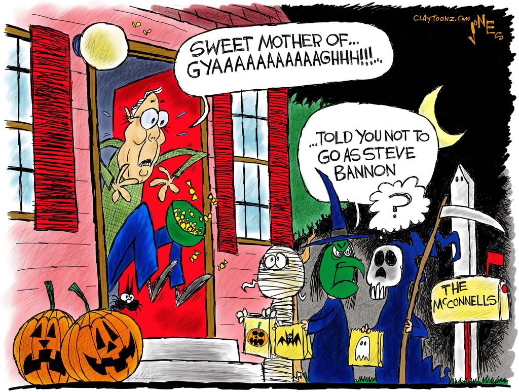 9 hilarious Halloweenthemed political cartoons The Week