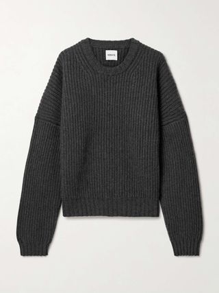 Manuela Ribbed Cashmere Sweater