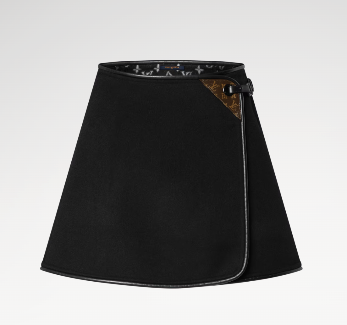 Louis Vuitton, Double Face Mini Wrap Skirt