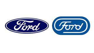 Ford logo next to unused Ford logo