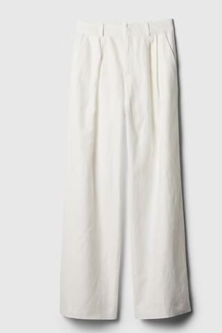 Gap 365 High Rise Linen-Cotton Trousers 