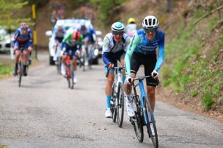 Ben O'Connor went on the attack during stage 4 of the Tour of the Alps